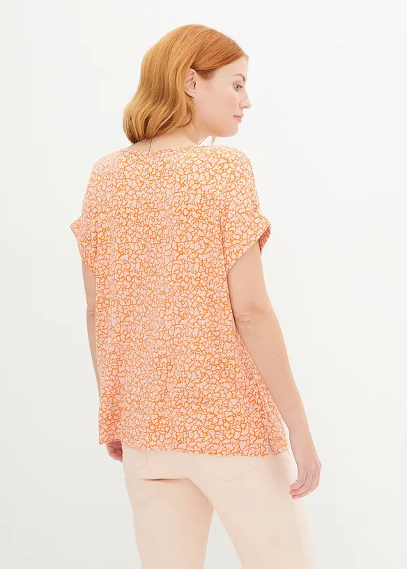 Bonprix Viskose Shirt Mit V-Ausschnitt