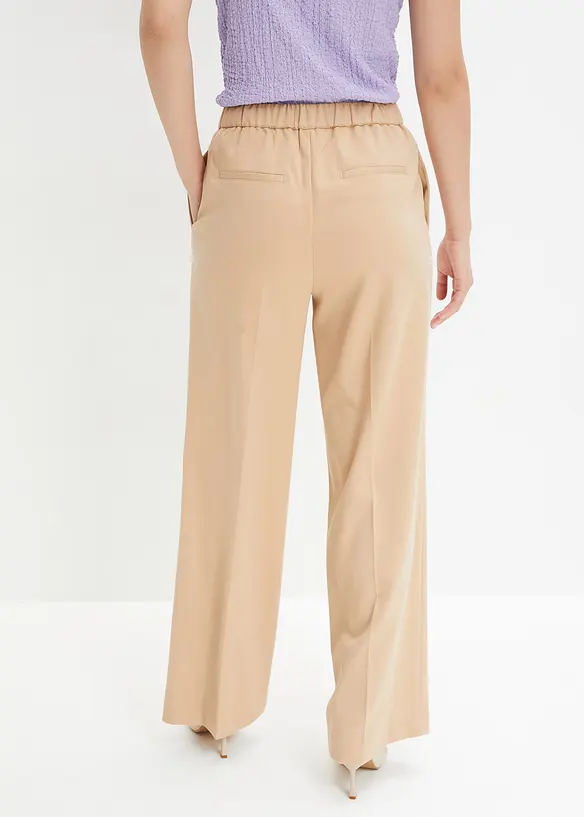 Bonprix Weite Bundfaltenhose