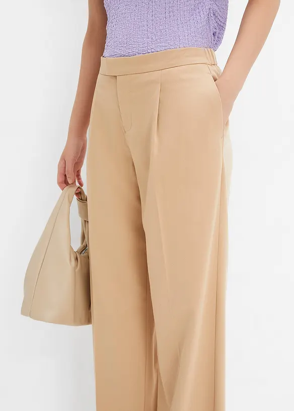 Bonprix Weite Bundfaltenhose