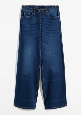 bonprix Wide Leg Jeans Mid Waist, Culotte