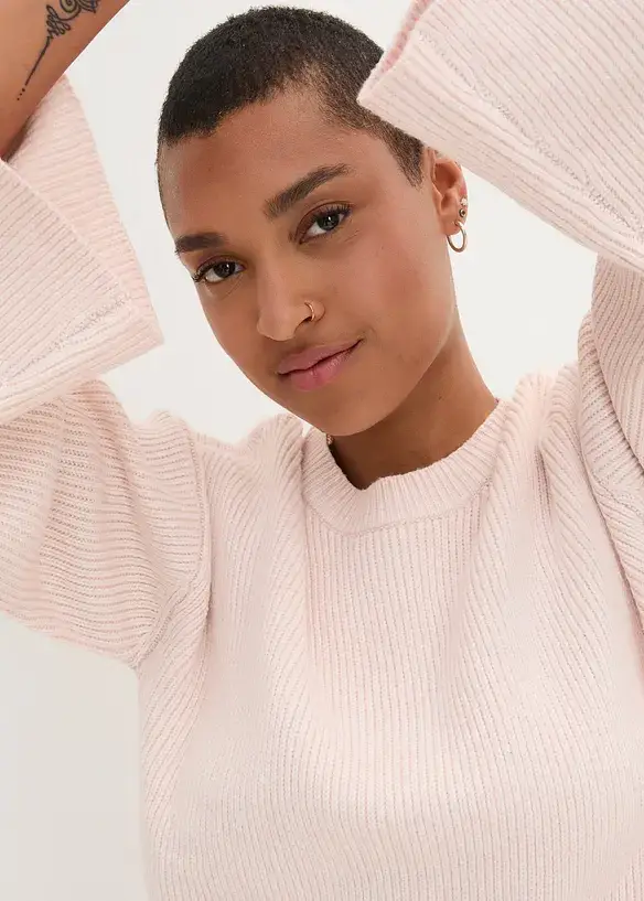 Bpc Bonprix Collection Boxy-Pullover Aus Rippstrick