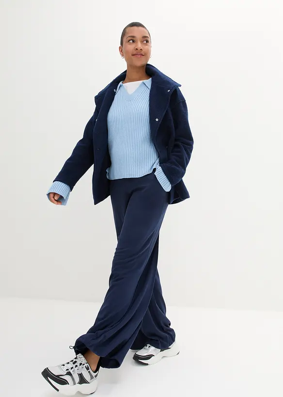 Bpc Bonprix Collection Boxy-Pullover, Mit Polokragen Und Rippe