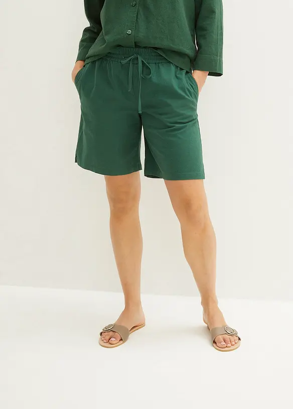 Bpc Bonprix Collection Bermuda Mit Leinen