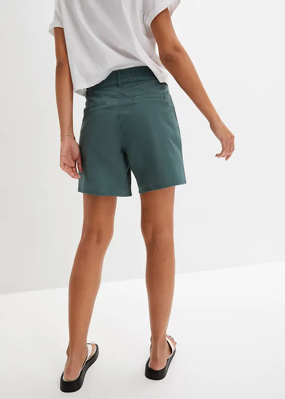 Bpc Bonprix Collection High Waist Shorts Aus Twill