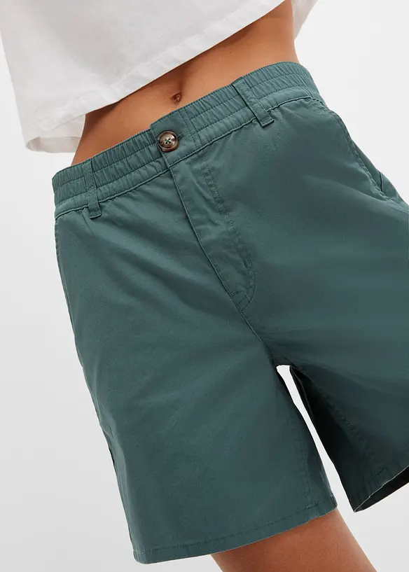 Bpc Bonprix Collection High Waist Shorts Aus Twill