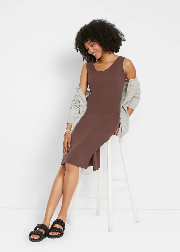 Bpc Bonprix Collection Jerseykleid Mit Schlitz