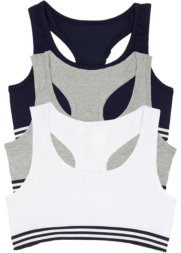 Bpc Bonprix Collection Mädchen Bustier (3er-Pack)