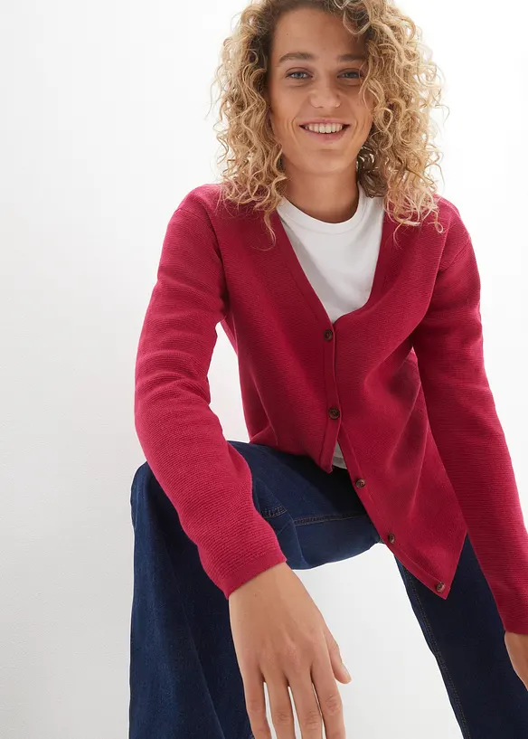 Bpc Bonprix Collection Milano Rib Strickjacke
