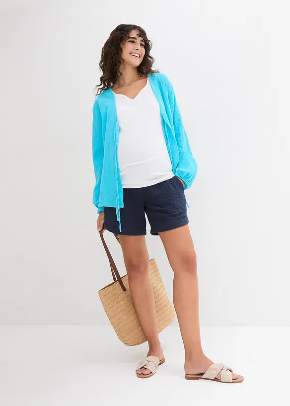Bpc Bonprix Collection Musselin Umstandsshorts