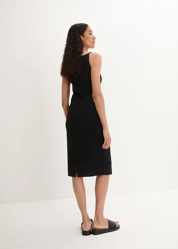 Bpc Bonprix Collection Ripp-Kleid, Hochgeschlossen