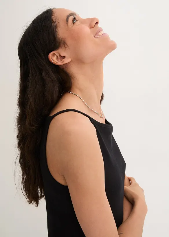 Bpc Bonprix Collection Ripp-Kleid, Hochgeschlossen