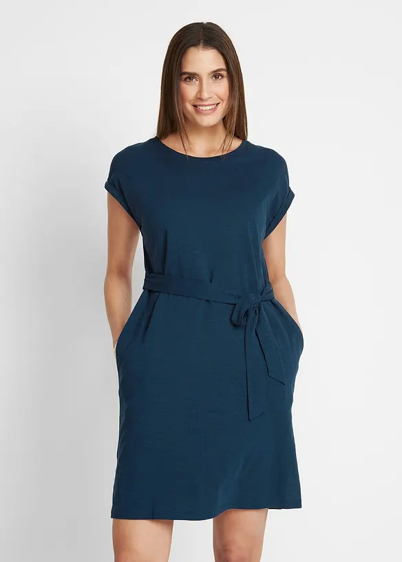 Bpc Bonprix Collection Shirtkleid Mit Bindeband