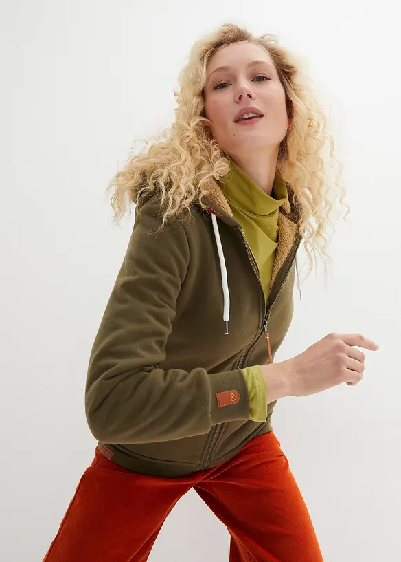 Bpc Bonprix Collection Sweatjacke Mit Teddyfutter