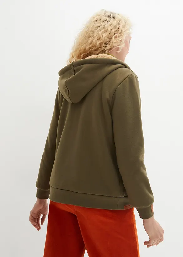 Bpc Bonprix Collection Sweatjacke Mit Teddyfutter