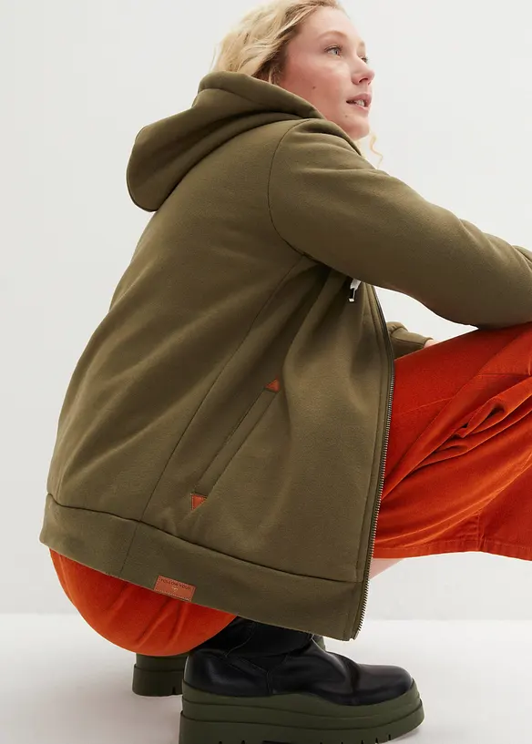 Bpc Bonprix Collection Sweatjacke Mit Teddyfutter