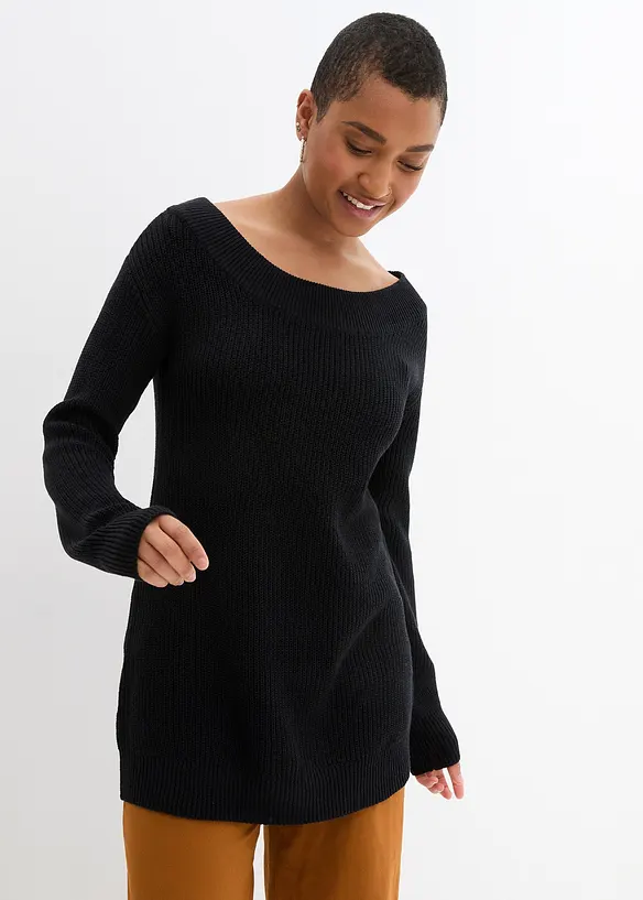 Bpc Bonprix Collection U-Boot Ripp-Strickpullover