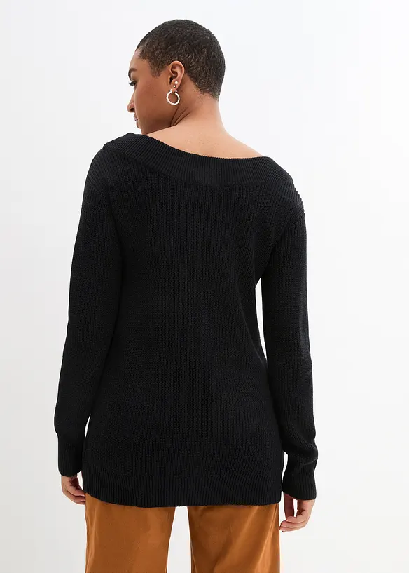 Bpc Bonprix Collection U-Boot Ripp-Strickpullover