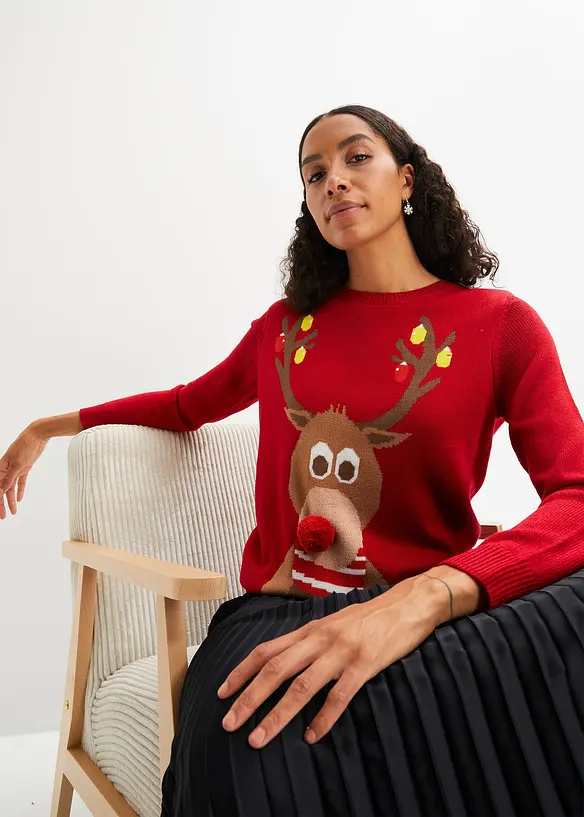 Bpc Bonprix Collection Weihnachtspullover "Rentier"