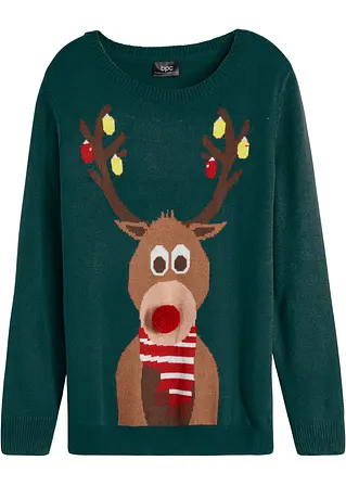 bpc bonprix collection Weihnachtspullover "Rentier"