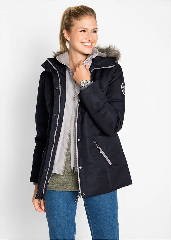 Bpc Bonprix Collection Winterjacke In 2-in1 Optik
