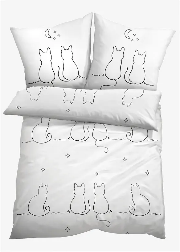 bpc living bonprix collection Bettwäsche mit Katze
