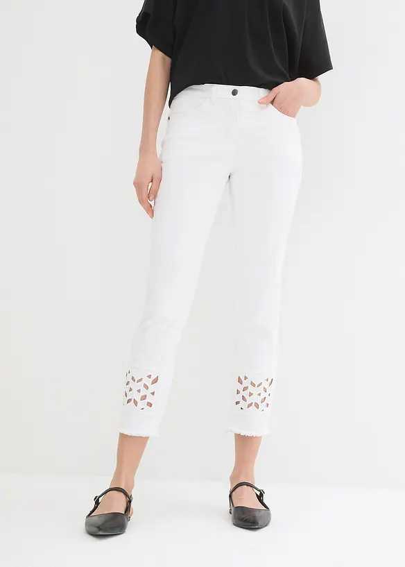 Bpc Selection 7/8-Jeans Mit Stickerei