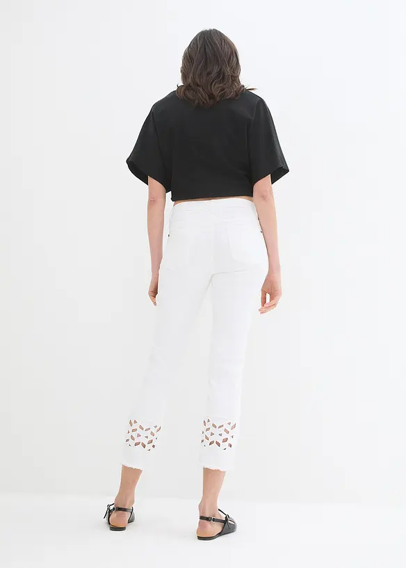 Bpc Selection 7/8-Jeans Mit Stickerei