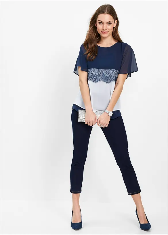 Bpc Selection Blusentunika Mit Spitze