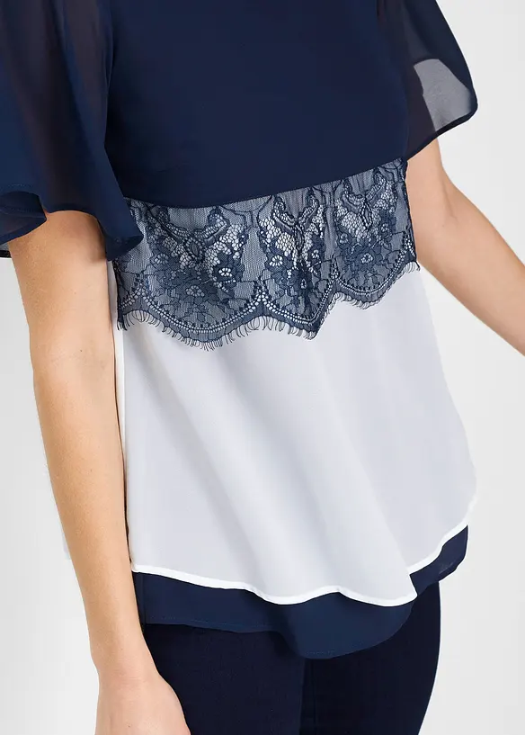 Bpc Selection Blusentunika Mit Spitze