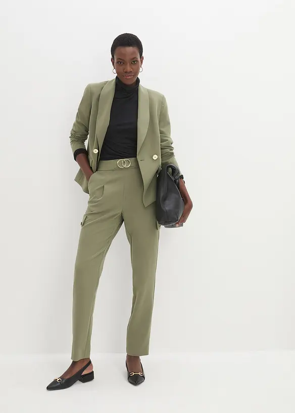 Bpc Selection Cargohose Mit Dekorativer Schließe