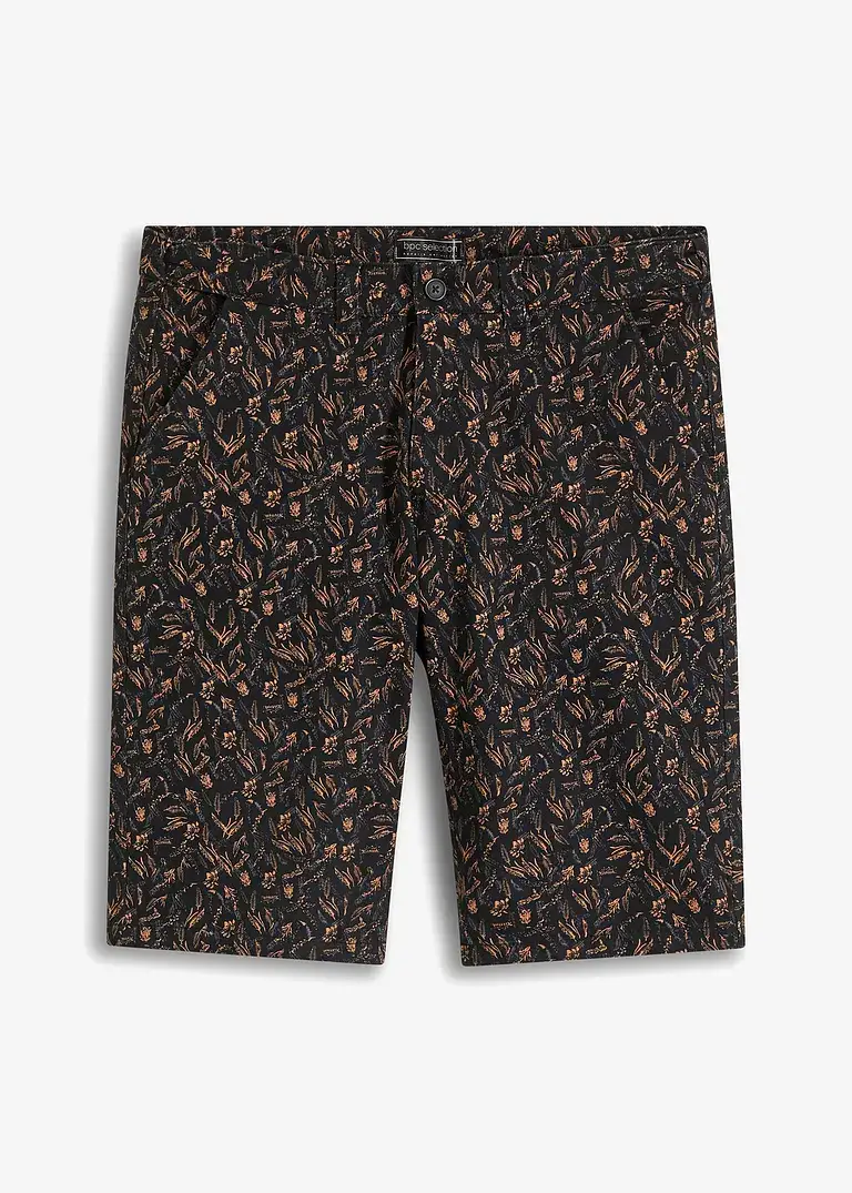 bpc selection Chino-Bermuda bedruckt, Slim Fit