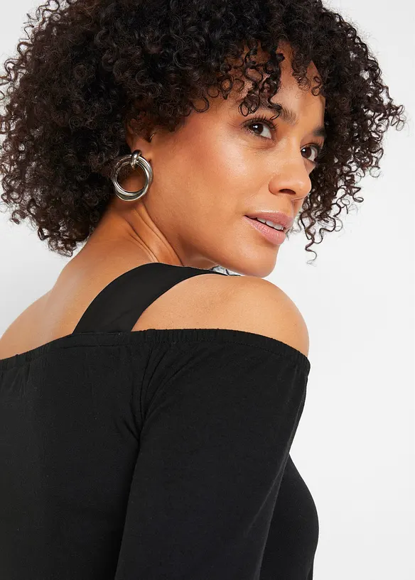 Bpc Selection Cold-Shoulder-Shirt Mit Druck