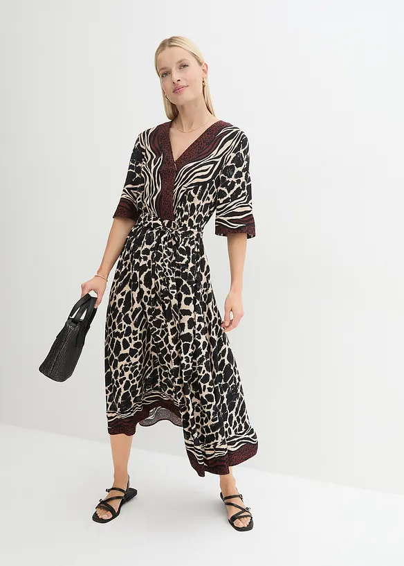 Bpc Selection Kleid Mit Animalprint