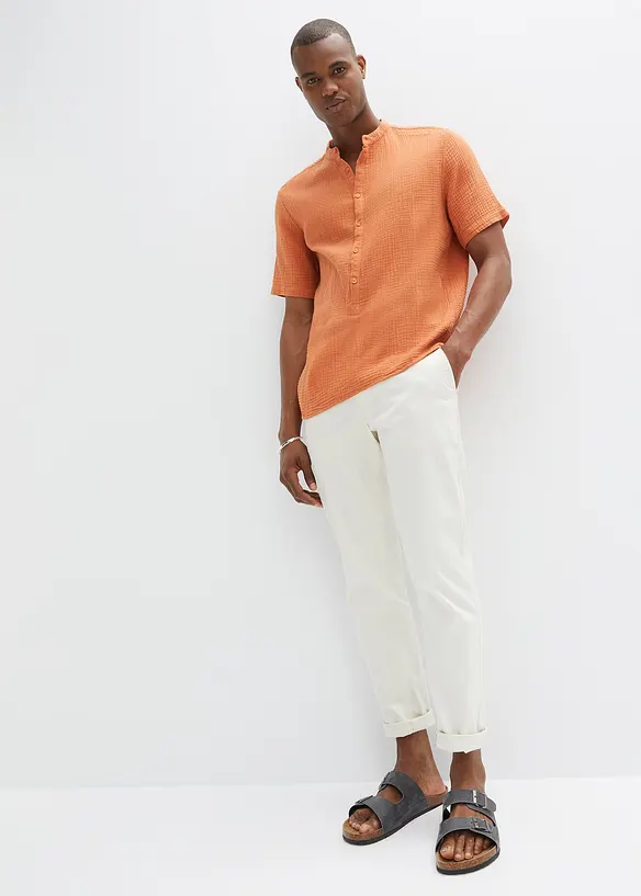 Bpc Selection Kurzarmhemd Aus Musselin