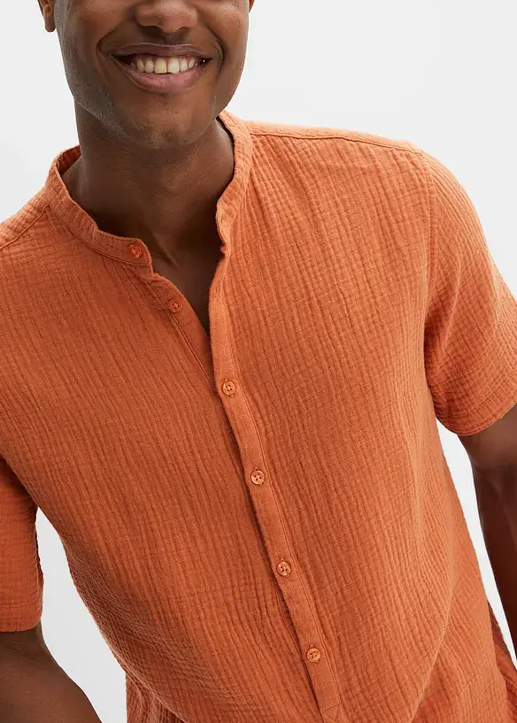 Bpc Selection Kurzarmhemd Aus Musselin