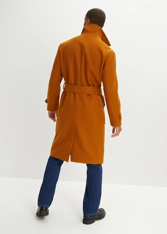Bpc Selection Mantel In Wolloptik Mit Gürtel