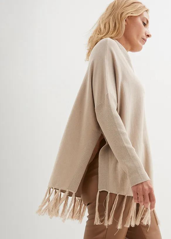 Bpc Selection Pullover Mit Fransenkante