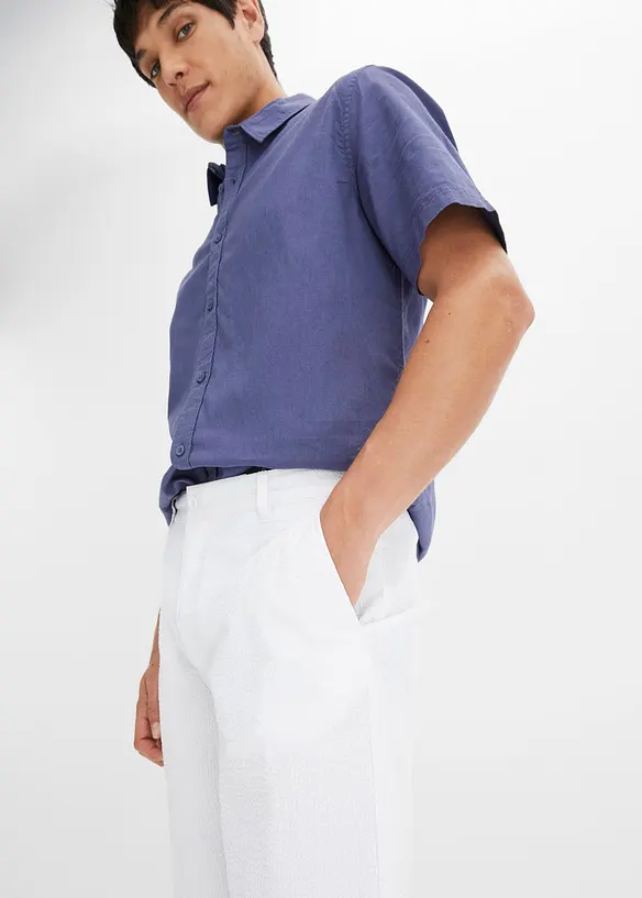 Bpc Selection Seersucker - Chino-Bermuda