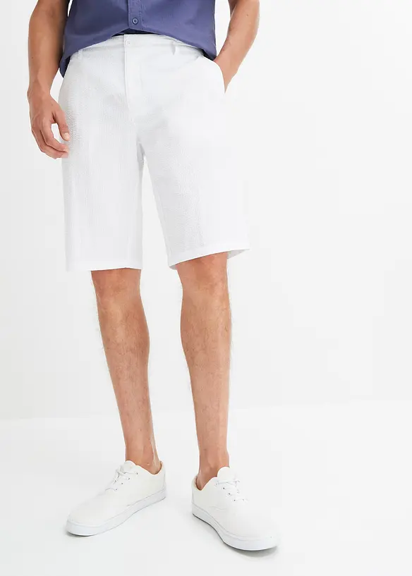 Bpc Selection Seersucker - Chino-Bermuda