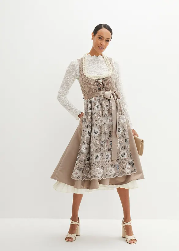 Bpc Selection Spitze-Dirndlbluse, Langarm