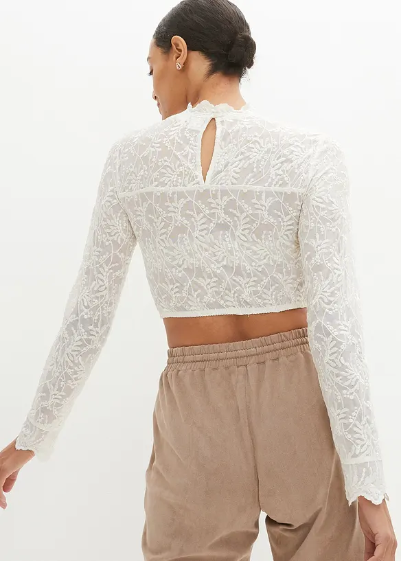 Bpc Selection Spitze-Dirndlbluse, Langarm