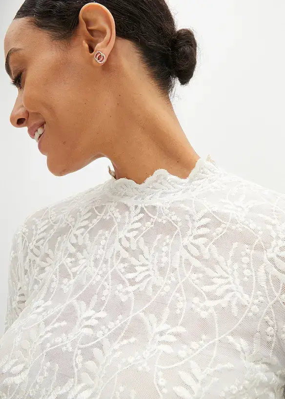 Bpc Selection Spitze-Dirndlbluse, Langarm