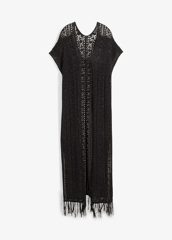 bpc selection Strand Long Kimono in Häkeloptik