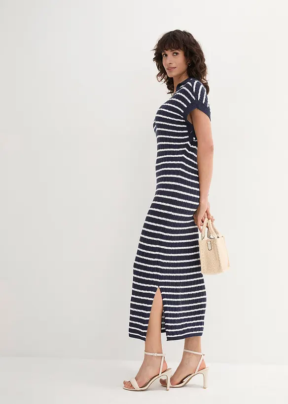 Bpc Selection Strickkleid Mit Polokragen