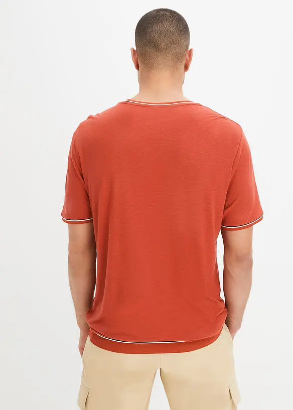 Bpc Selection T-Shirt Mit Leinen