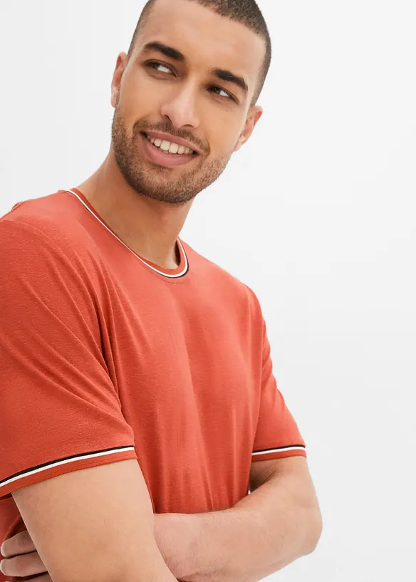 Bpc Selection T-Shirt Mit Leinen