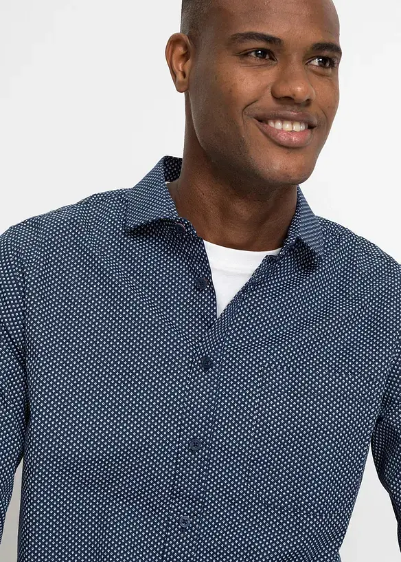 Bonprix Business-Hemd Aus Reiner Baumwolle, Langarm (2er Pack)