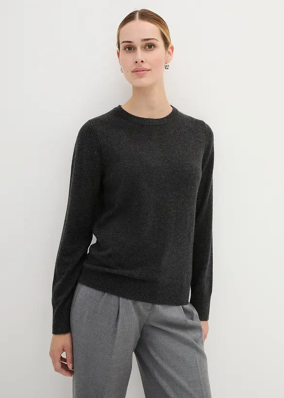 Bonprix PREMIUM Cashmerepullover Mit Good Cashmere Standard®-Anteil