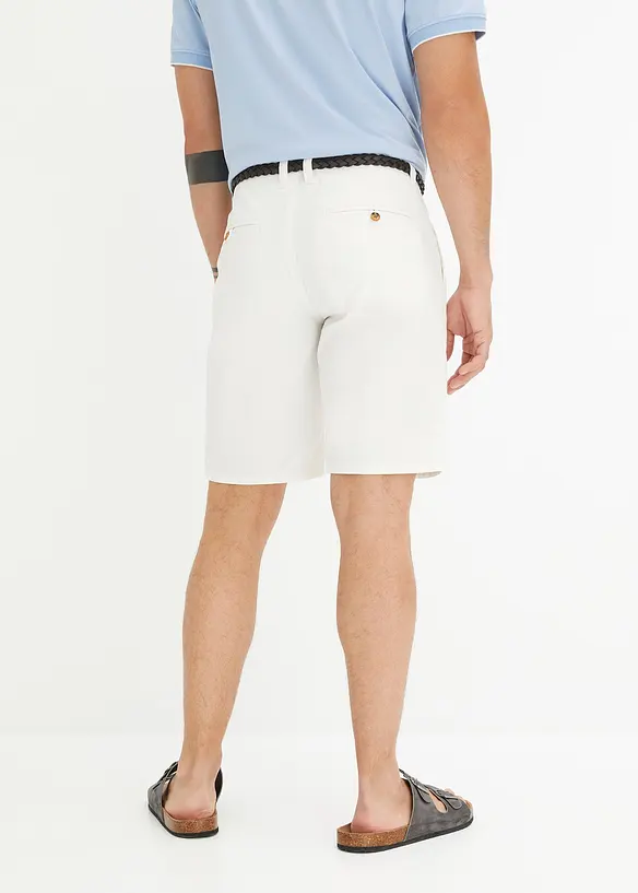 Bpc Bonprix Collection Chino-Bermuda Mit Gürtel, Regular Fit