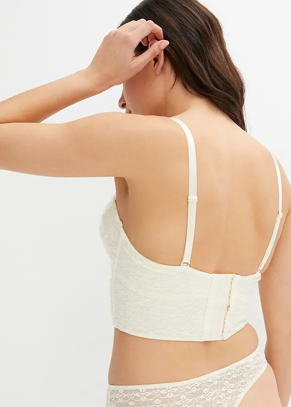 BODYFLIRT Corsagentop Mit Bügel Und Abnehmbaren Trägern